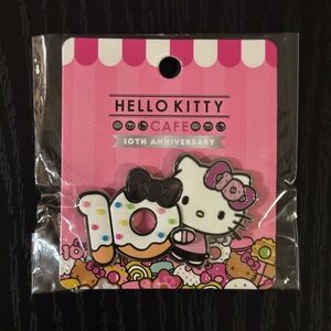 Hello Kitty 10th Anniversary Pin with Pink Accents